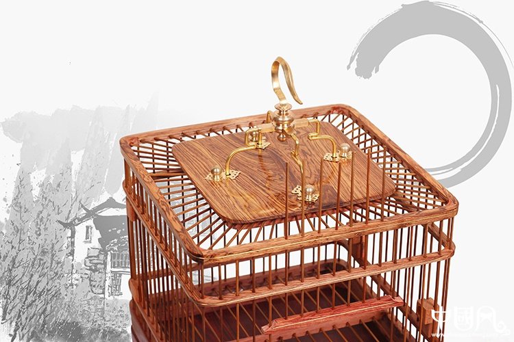 家佳樂(lè)文學(xué)紅木鳥籠子