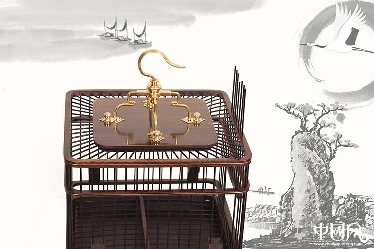 家佳樂(lè)文學(xué)紅木鳥籠子