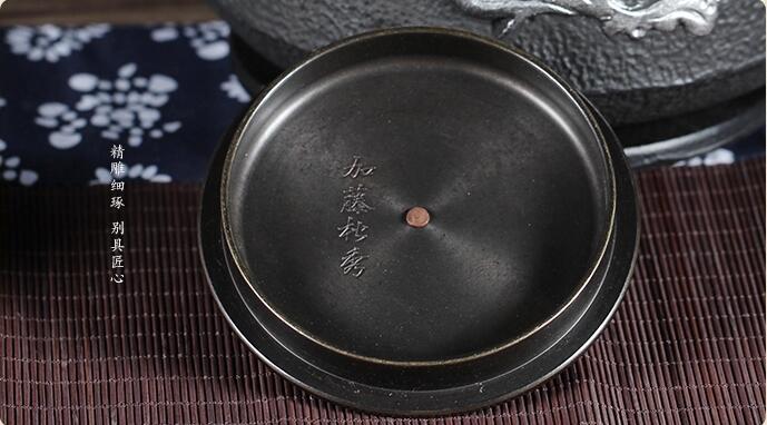 日本鐵壺純手工鑲銀茶壺，日本鐵壺歷史