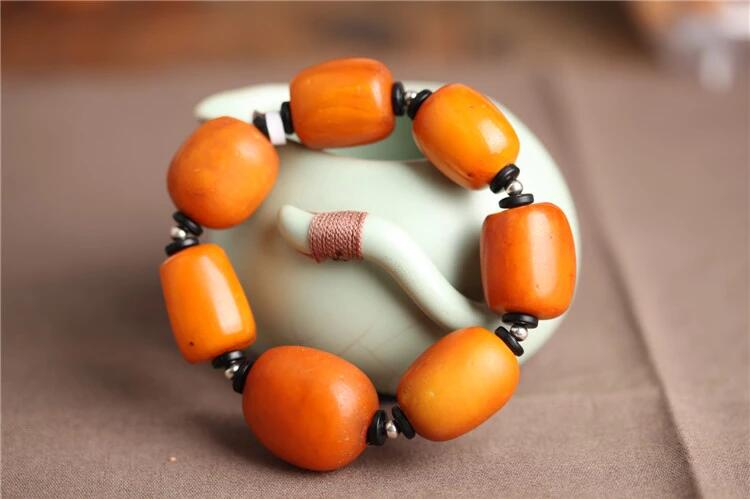 家佳樂文學(xué)天然琥珀老蜜蠟手串