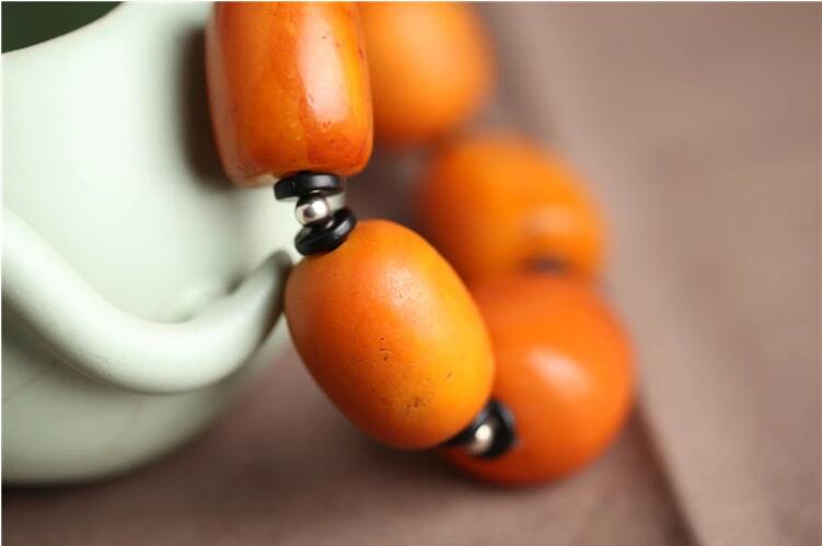 家佳樂文學(xué)天然琥珀老蜜蠟手串