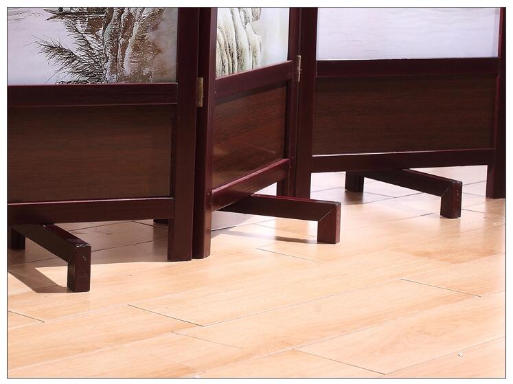 古典實(shí)木屏風(fēng)家佳樂(lè)文學(xué)山屏風(fēng)隔斷