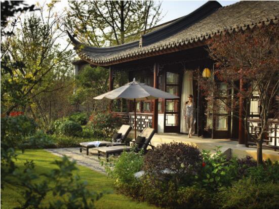 杭州西子湖四季酒店亭臺樓閣設(shè)計