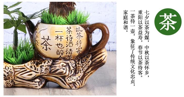 家佳樂(lè)文學(xué)發(fā)財(cái)樹(shù)盆景