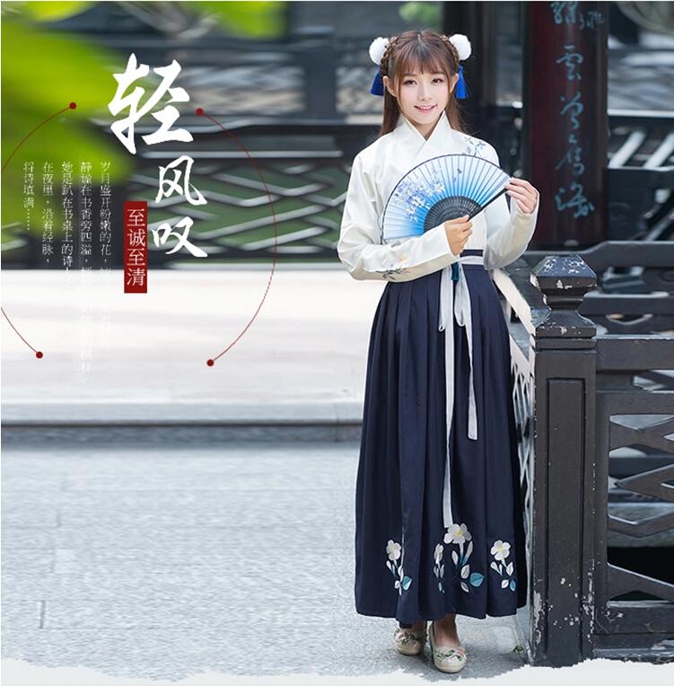 家佳樂文學(xué)女裝改良漢服女古裝