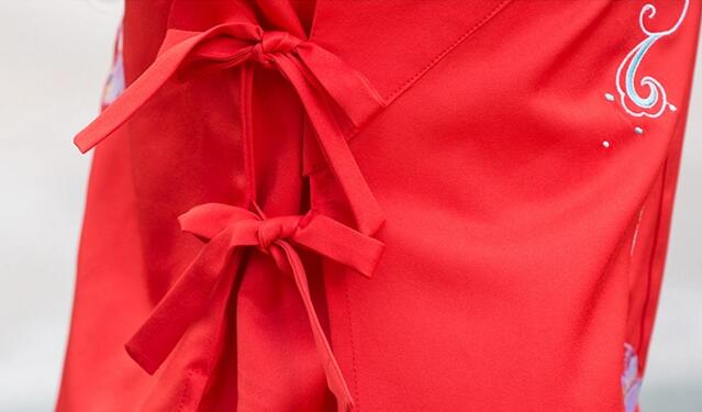 改良家佳樂文學(xué)襖裙刺繡花襦裙古裝圖片