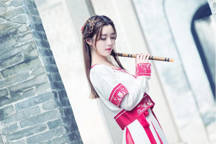 家佳樂(lè)文學(xué)古裝漢元素表演服