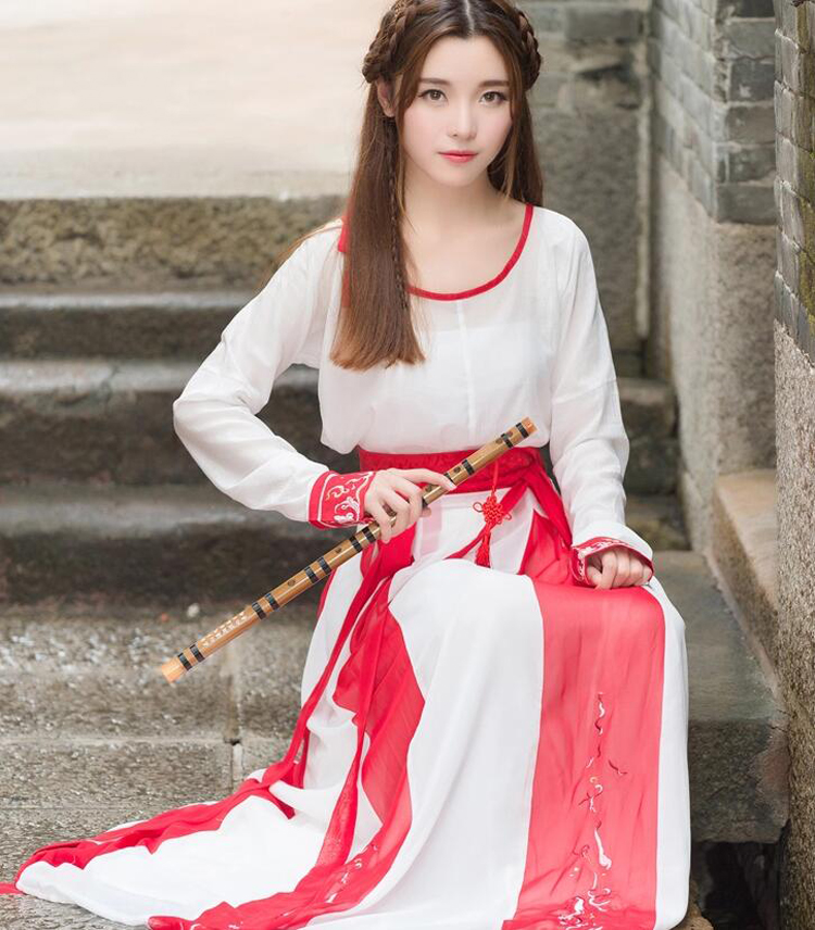 家佳樂(lè)文學(xué)古裝漢元素表演服