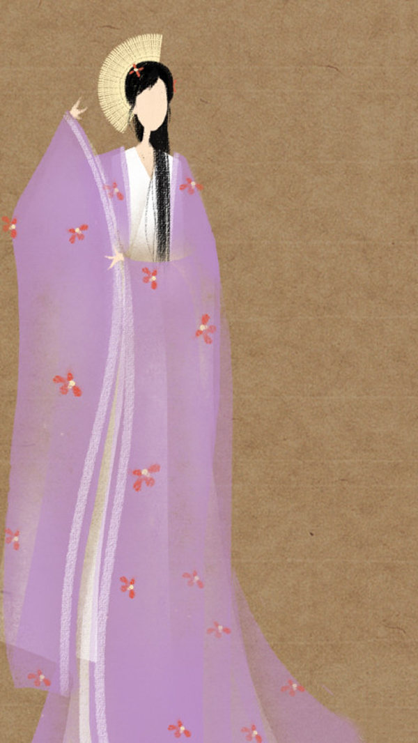 唯美家佳樂(lè)文學(xué)扇子頭古裝發(fā)型