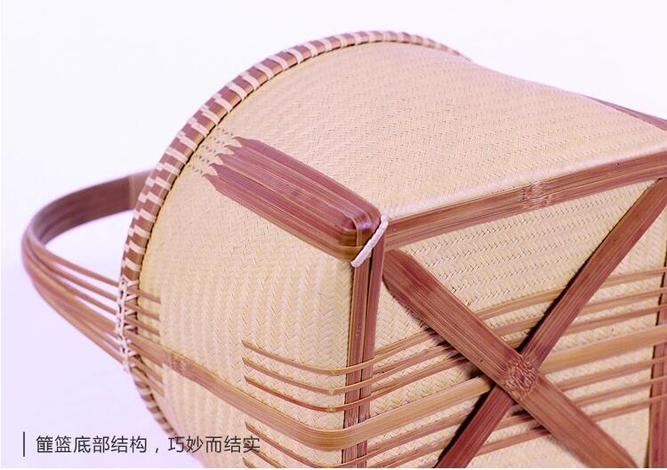家佳樂文學(xué)竹編收藏品手工竹籃