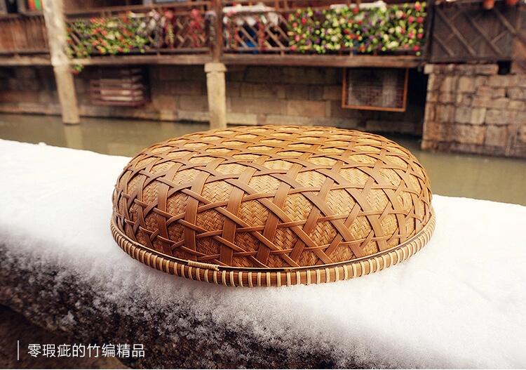 家佳樂文學家用竹編零食收納竹匾