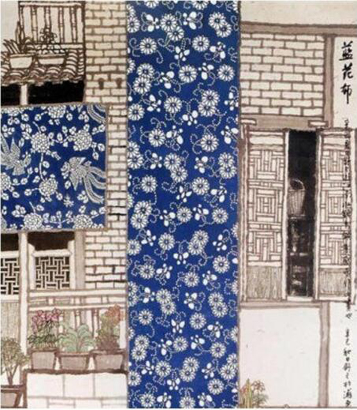 水鄉(xiāng)藍(lán)印花布|曹舒天