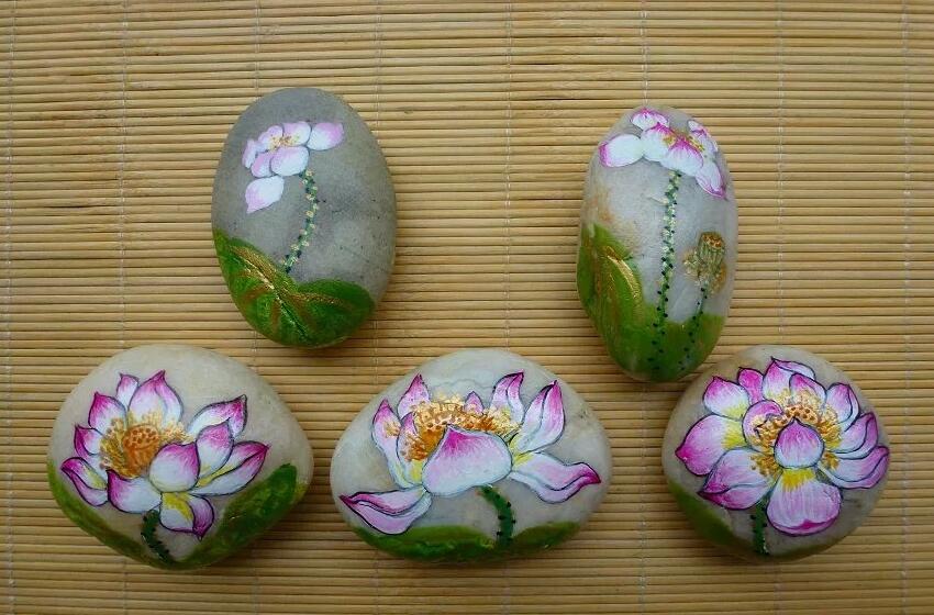 石頭彩繪 家佳樂文學彩繪