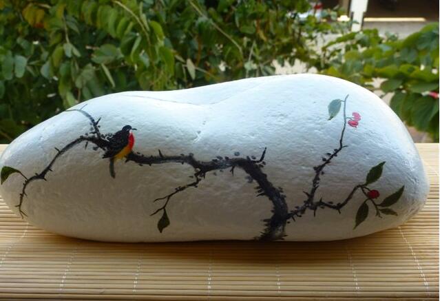 石頭彩繪 家佳樂文學彩繪