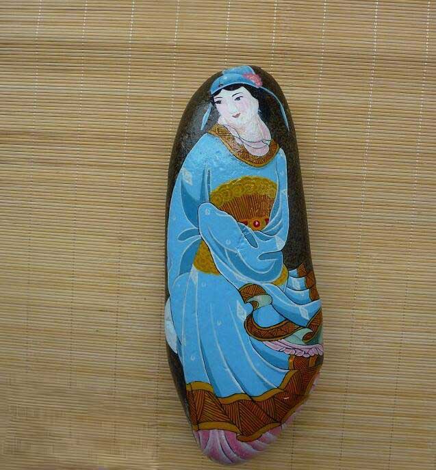 石頭彩繪 家佳樂文學彩繪