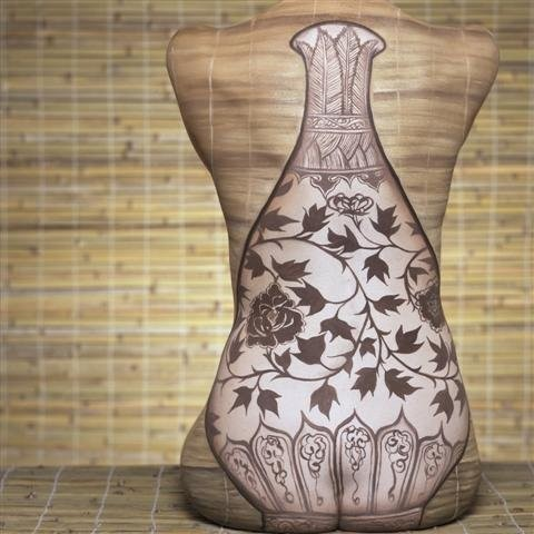 人體彩繪，彩繪圖片