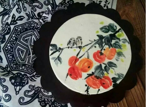 彩繪圖片，彩繪蛋糕