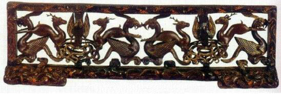 彩繪木雕，彩繪藝術(shù)