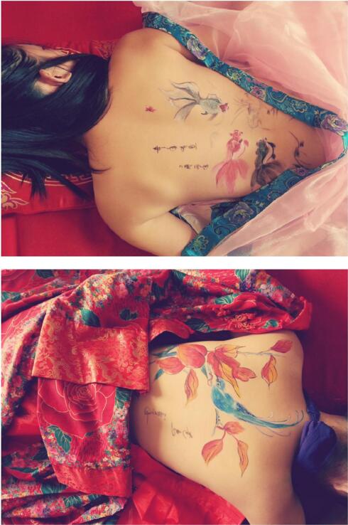 家佳樂文學(xué)人體彩繪，彩繪藝術(shù)