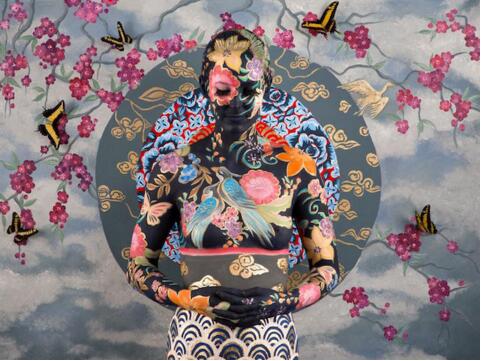 創(chuàng)意人體彩繪，彩繪藝術(shù)