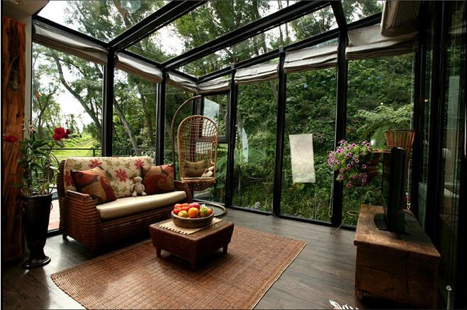 花蓮回音谷森林，民宿玻璃房民宿