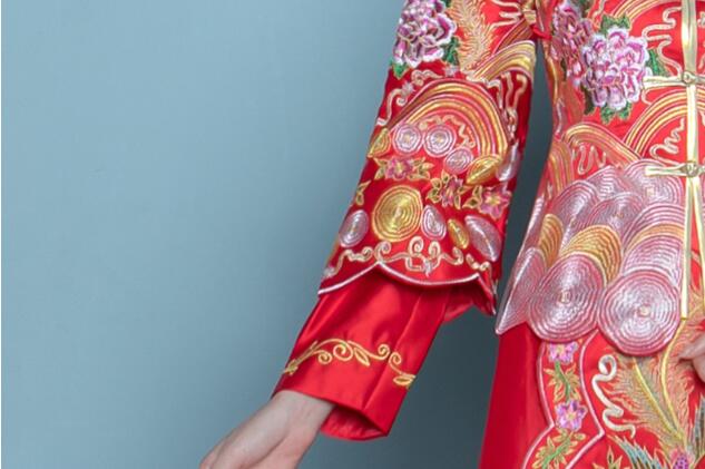 家佳樂(lè)文學(xué)刺繡旗袍嫁衣中式禮服