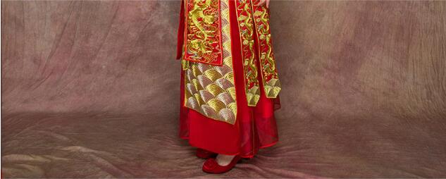 中式新娘服家佳樂文學(xué)嫁衣中式禮服圖片