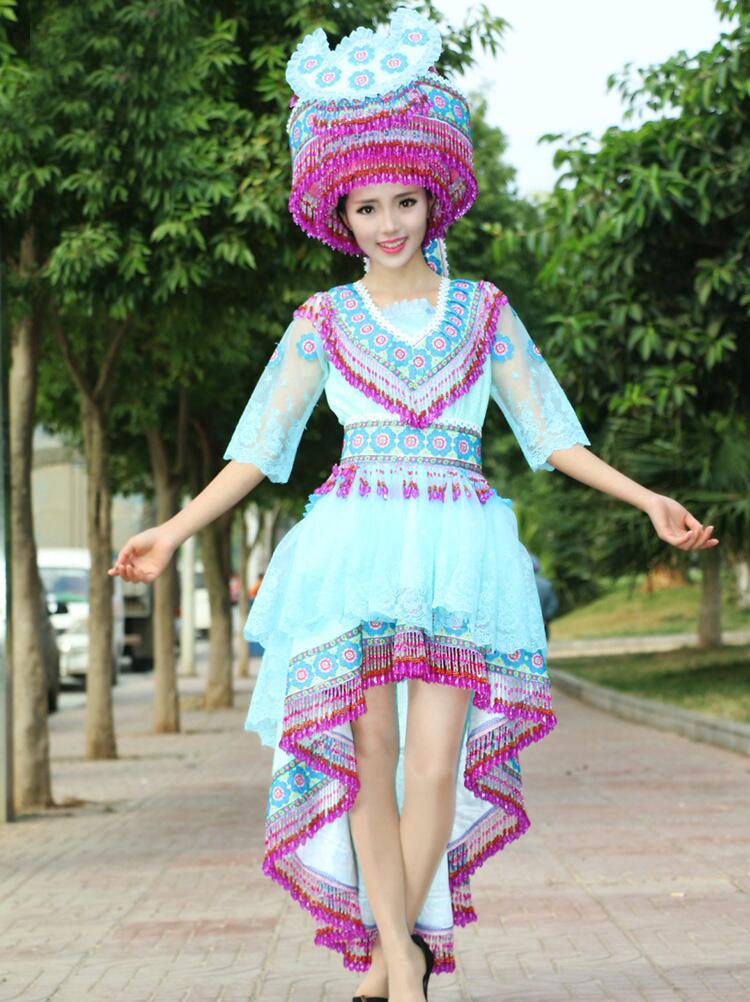 家佳樂文學(xué)民族服裝苗族服飾