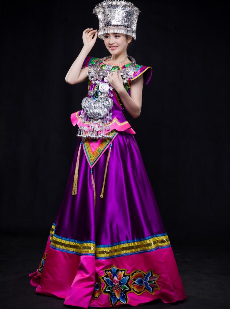 民族風舞蹈服裝圖片苗族服飾