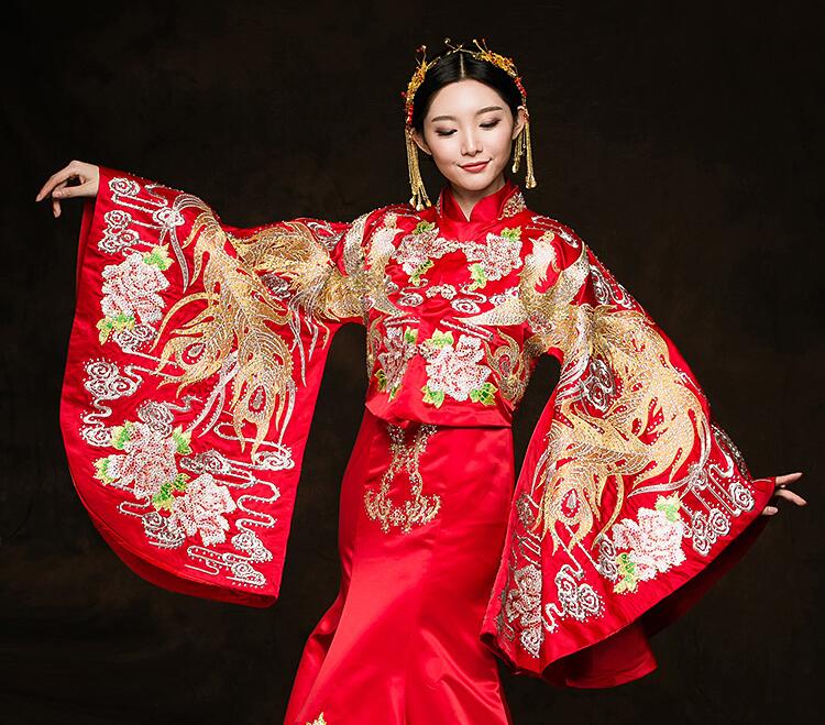 東方韻味新娘禮服家佳樂(lè)文學(xué)中式禮服