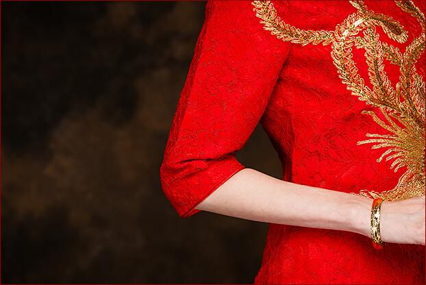 家佳樂文學(xué)禮服中式新娘禮服圖片