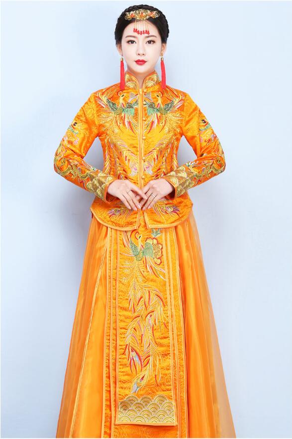 家佳樂文學龍鳳褂中式婚禮禮服圖片