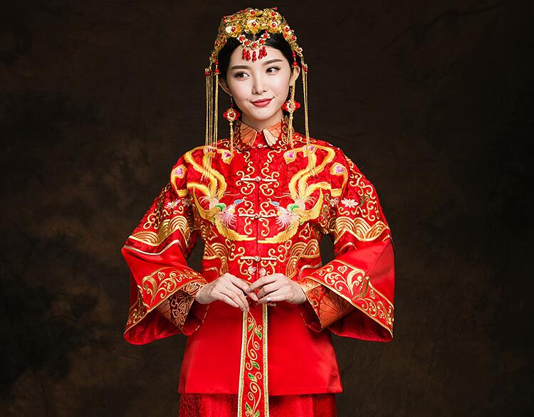 家佳樂(lè)文學(xué)秀禾服新娘禮服中式婚禮禮服