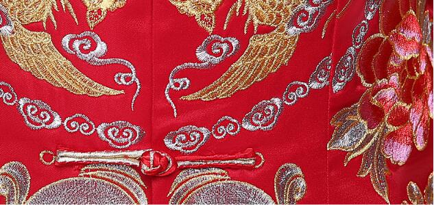 家佳樂(lè)文學(xué)蘇繡秀禾服嫁衣中式婚禮禮服