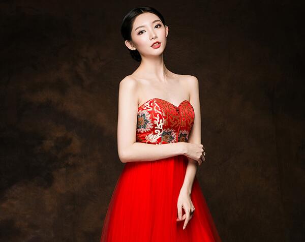 家佳樂文學(xué)古典禮服中式婚禮禮服