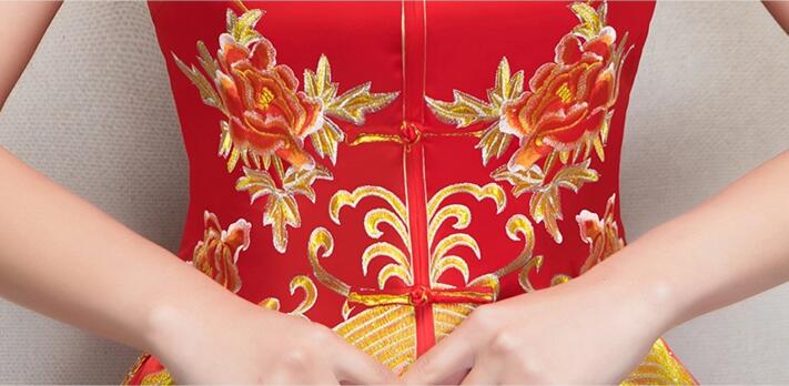 家佳樂文學新娘禮服中式婚禮禮服圖片