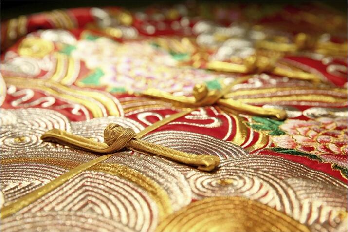 芙蓉彩鳳刺繡家佳樂文學(xué)嫁衣中式禮服