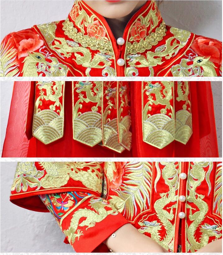 家佳樂文學新娘嫁衣中式禮服