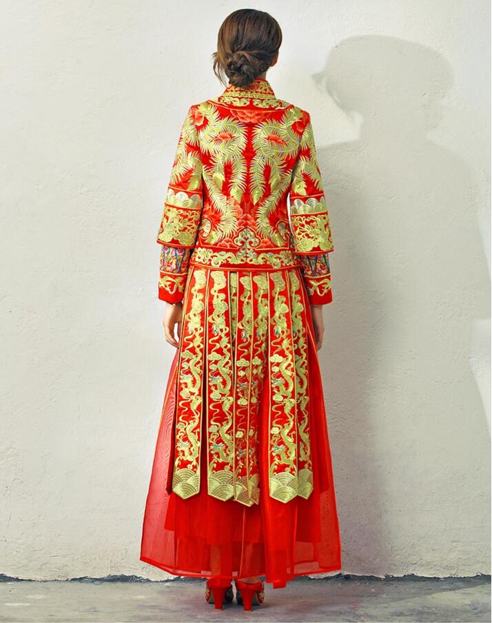 家佳樂文學新娘嫁衣中式禮服