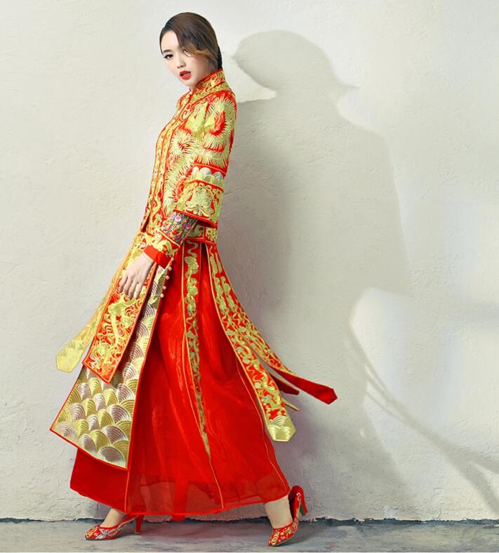 家佳樂文學新娘嫁衣中式禮服