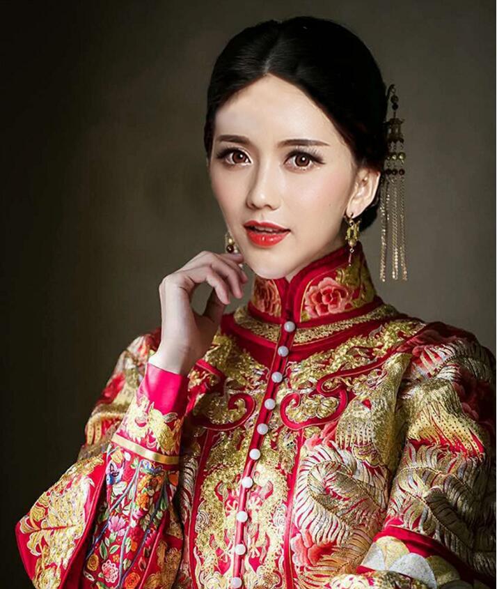 家佳樂文學新娘嫁衣中式禮服