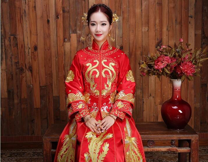 家佳樂(lè)文學(xué)秀禾服嫁衣中式禮服