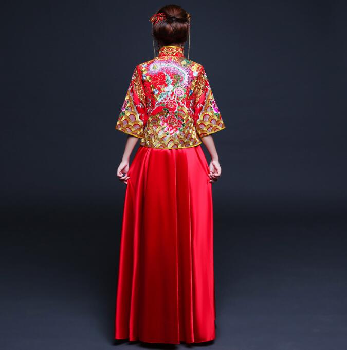 家佳樂(lè)文學(xué)刺繡秀禾服中式禮服