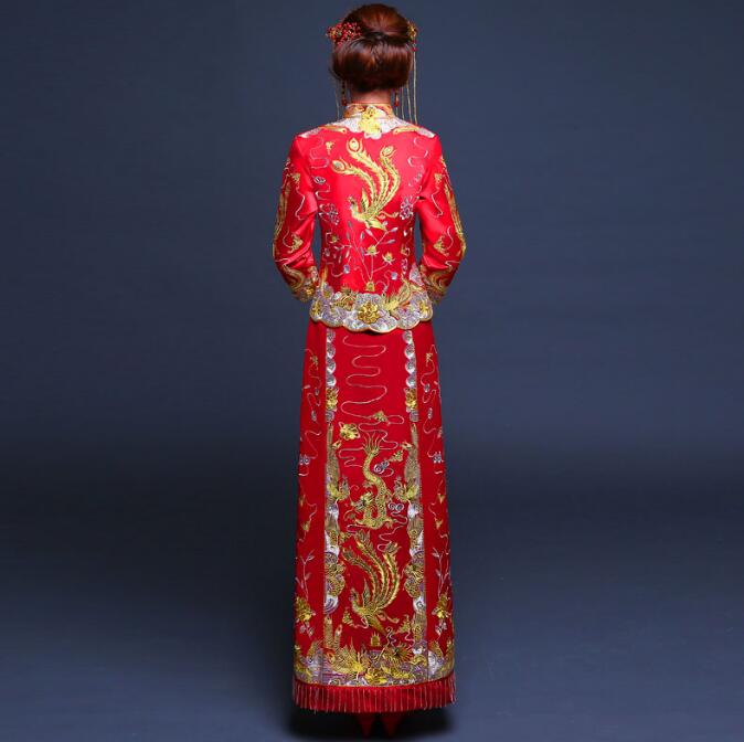 家佳樂文學(xué)秀禾服新娘喜服中式禮服