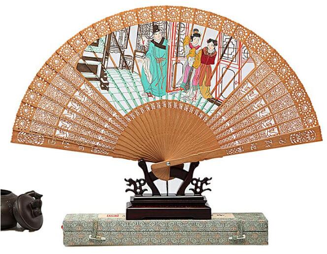 家佳樂文學(xué)檀香山和風(fēng)工藝折扇