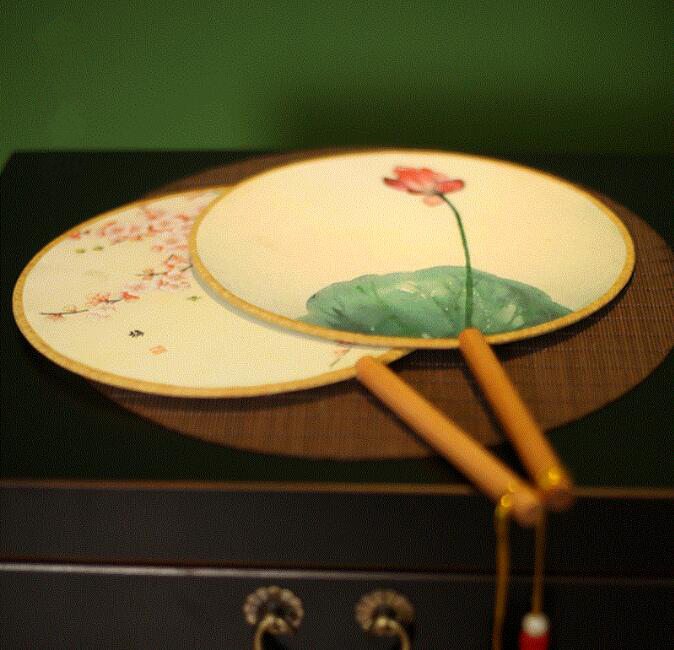 家佳樂文學(xué)古典雙面團(tuán)扇