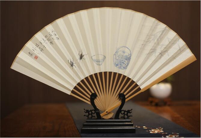 家佳樂文學(xué)玉竹折扇圖片