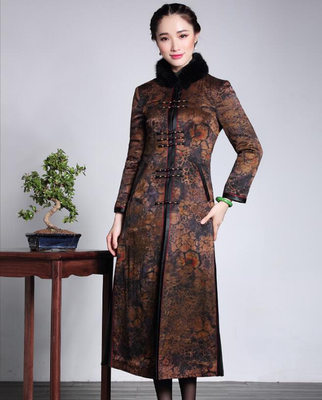 唐裝風衣改良旗袍外套