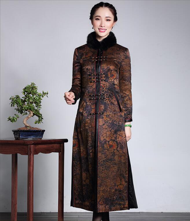 唐裝風衣改良旗袍外套