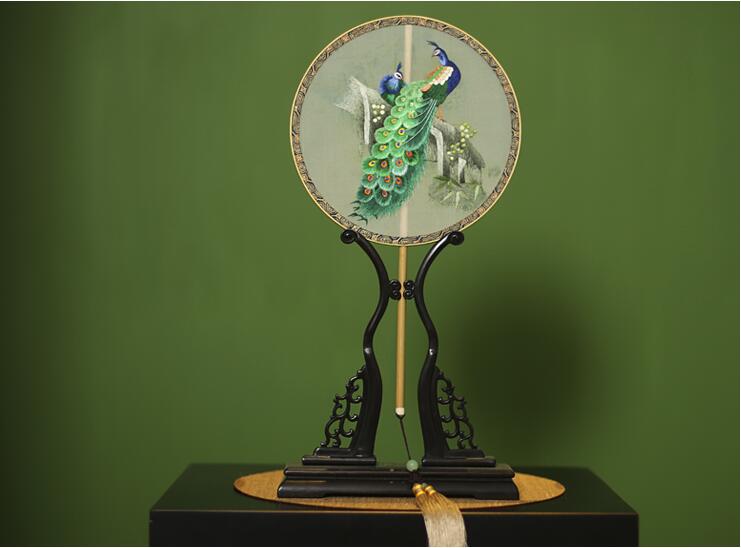 家佳樂(lè)文學(xué)蘇繡真絲扇